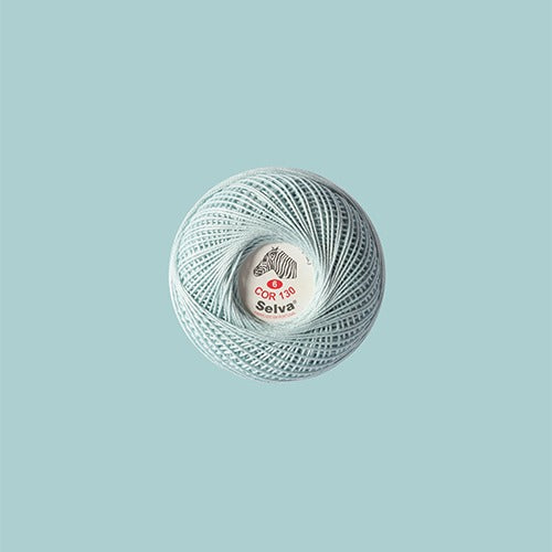 Linha de crochê nº6 (cores lisas)