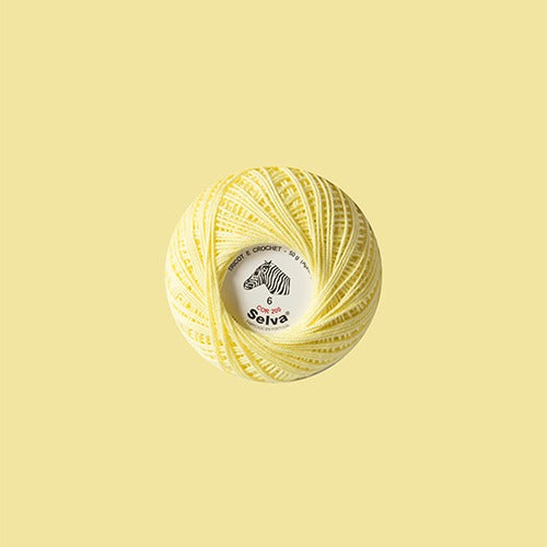 Linha de crochê nº6 (cores lisas)