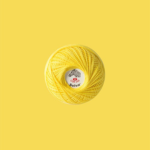 Linha de crochê nº6 (cores lisas)