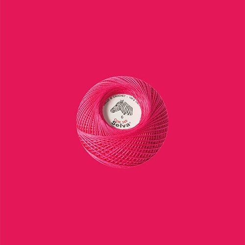 Linha de crochê nº6 (cores lisas)