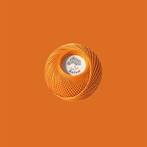 Linha de crochê nº6 (cores lisas)