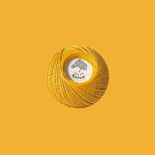 Linha de crochê nº6 (cores lisas)