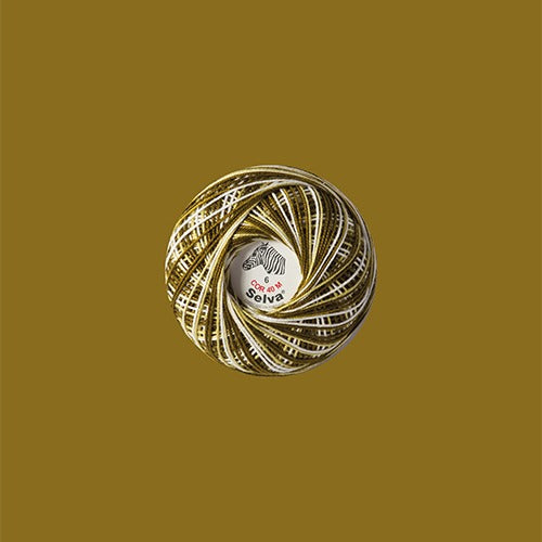 Linha de crochê nº6 (cores matizadas)