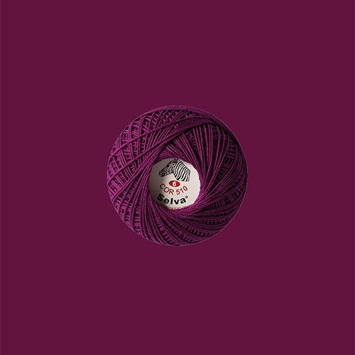 Linha de crochê nº6 (cores lisas)