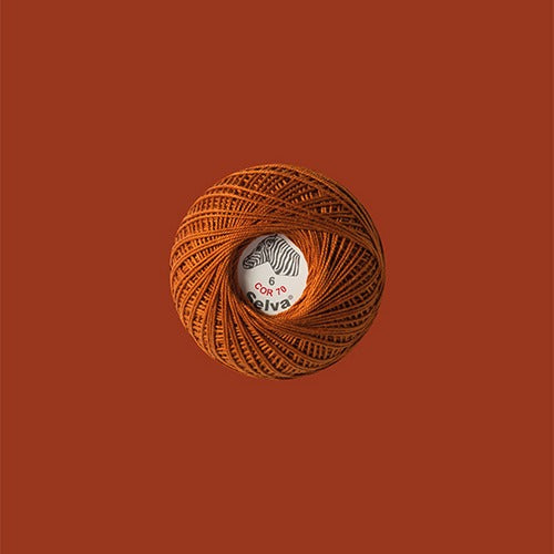 Linha de crochê nº6 (cores lisas)