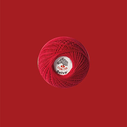 Linha de crochê nº6 (cores lisas)