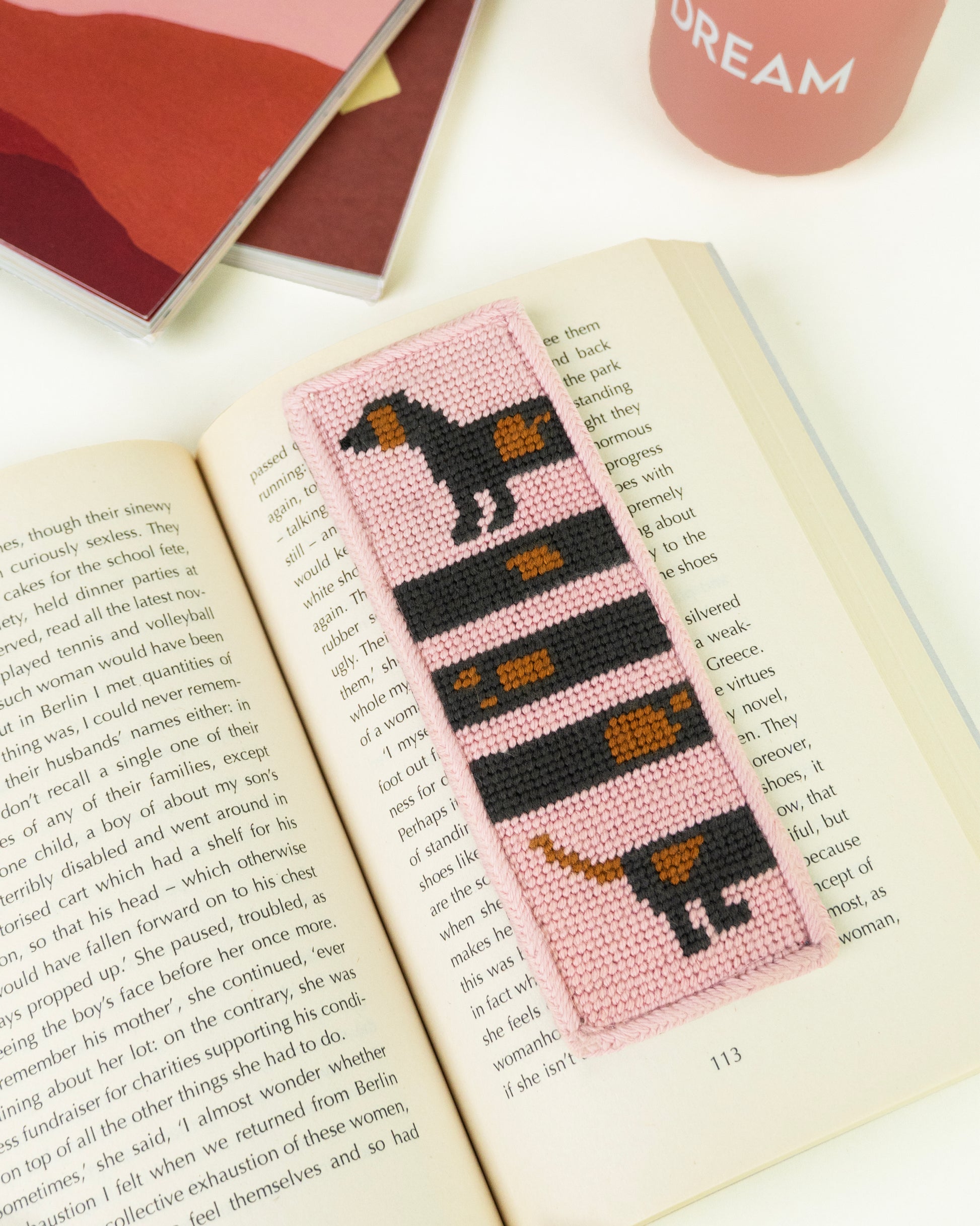 Kit de meio ponto marcador de livro Wi(e)nner