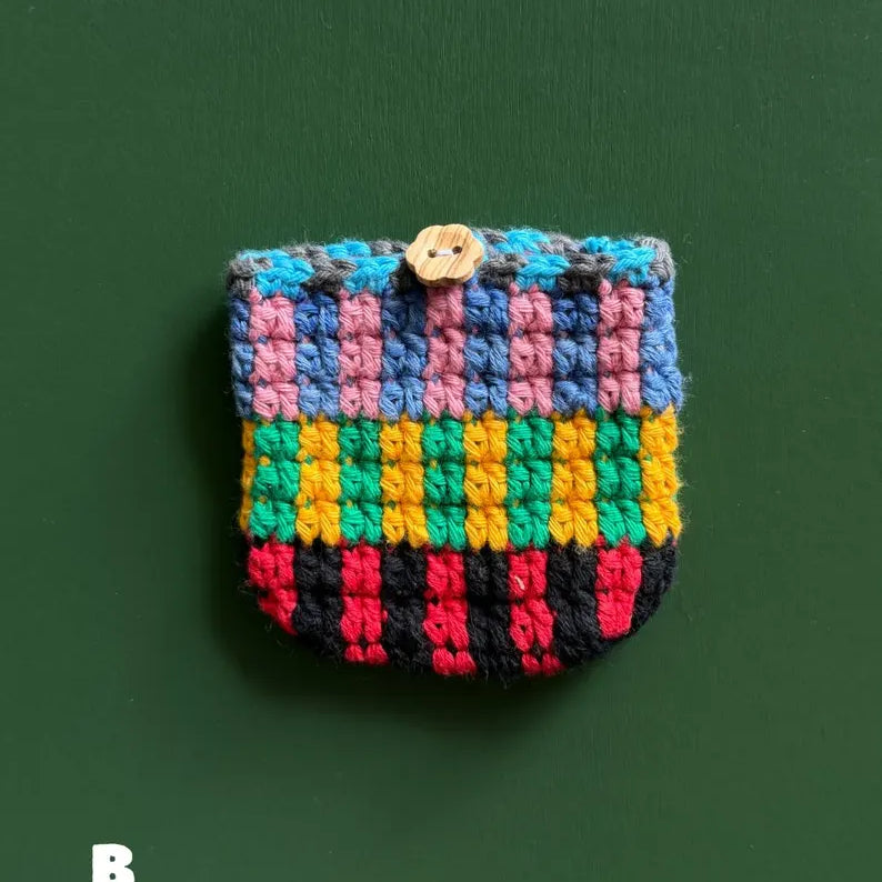 Mini carteiras de algodão