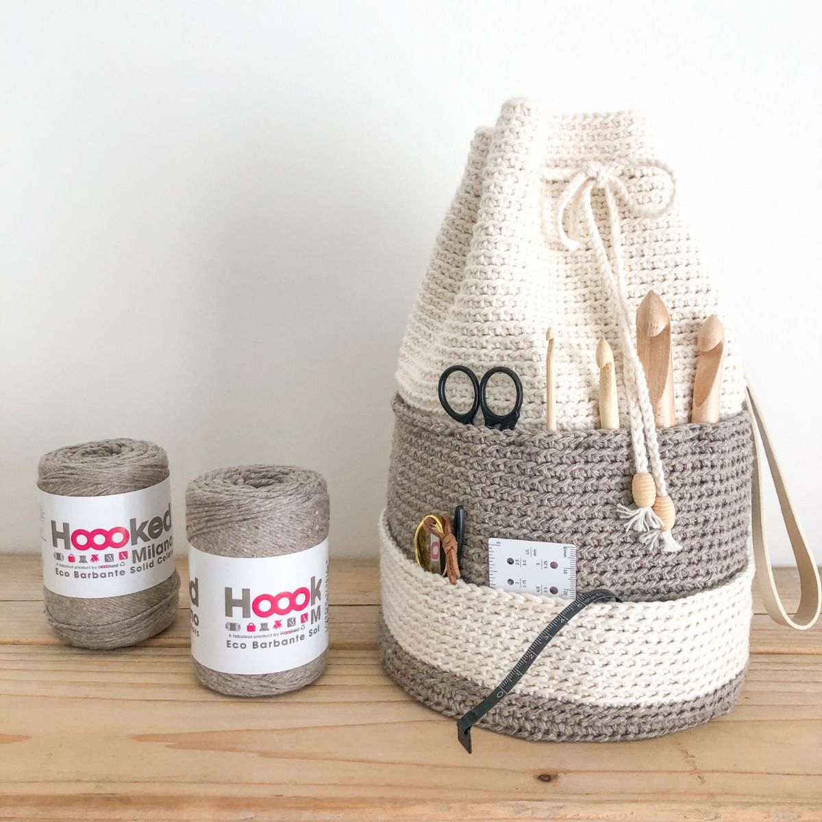 Crochet kit Jönköping project bag