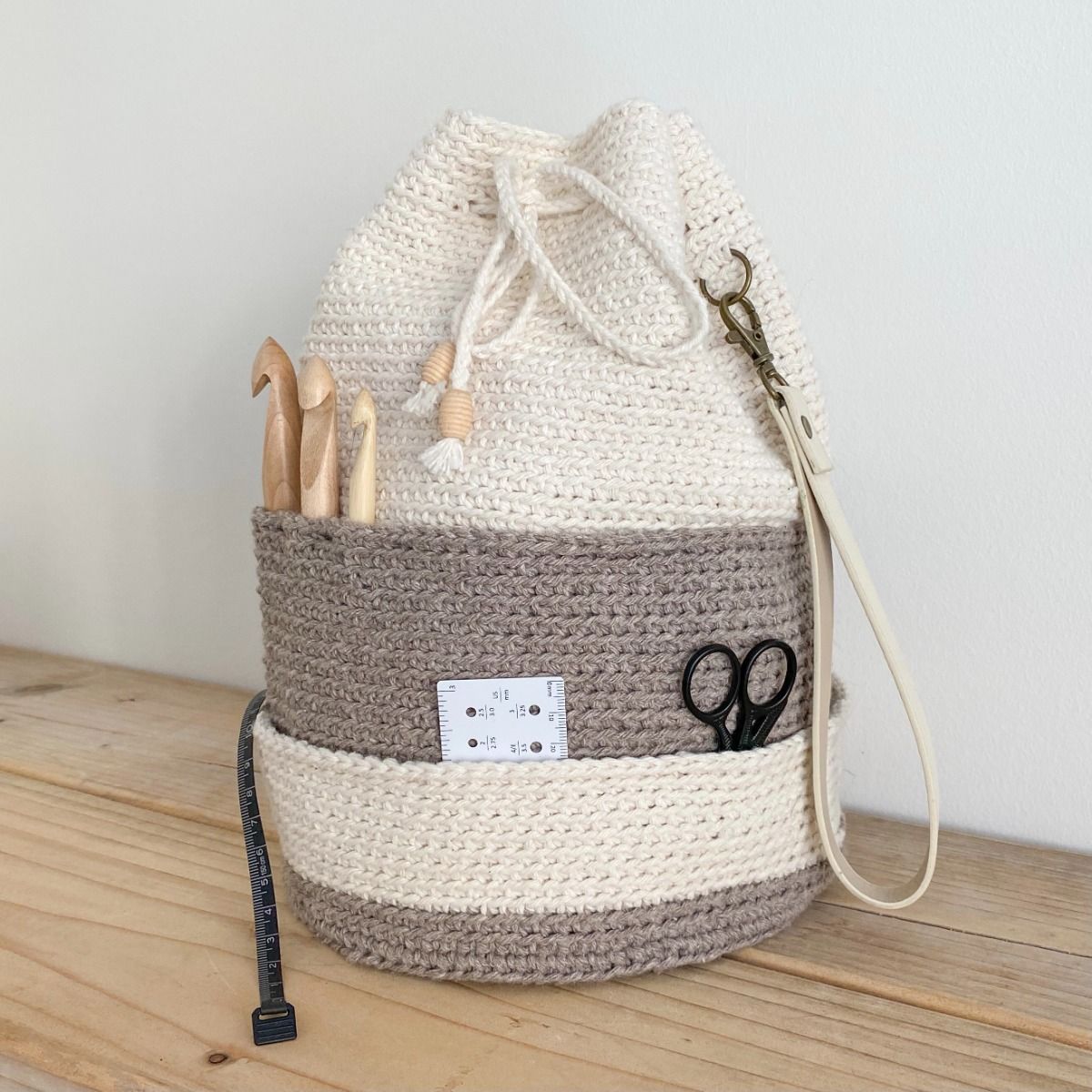 Crochet kit Jönköping project bag