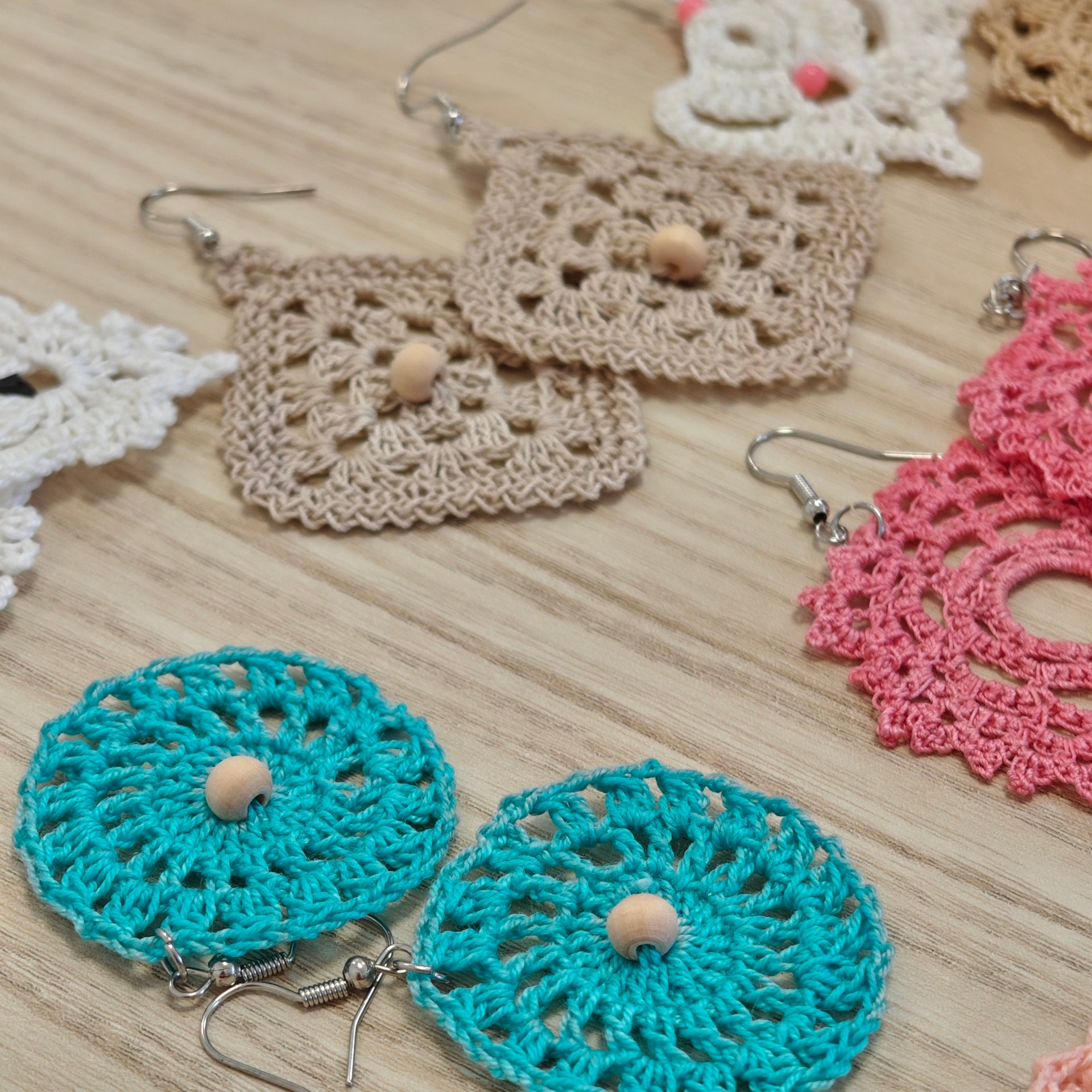 Crochet earrings