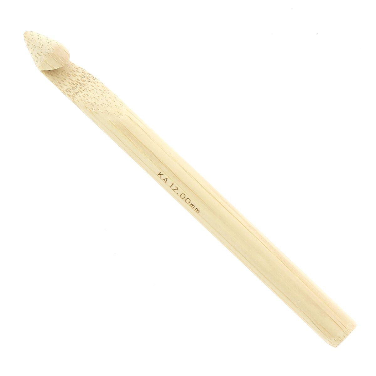 Agulha de crochê em bambu (12mm)